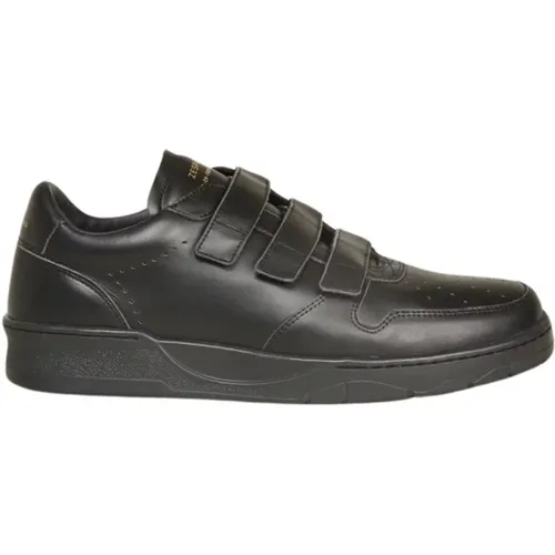 Leather Velcro Sneakers Zsp23 , male, Sizes: 6 UK - Zespà - Modalova