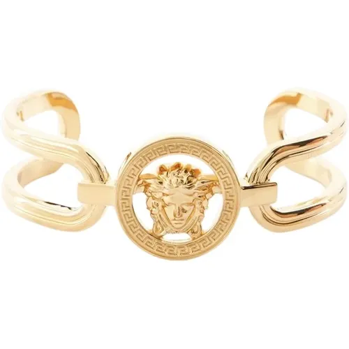 Bracelets,Gold Metall Handgelenk Armband - Versace - Modalova
