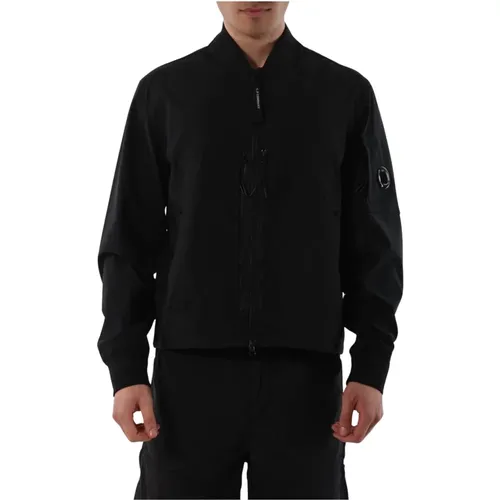 Bomber shell-r jacket with goggle detail , male, Sizes: L, M - C.P. Company - Modalova