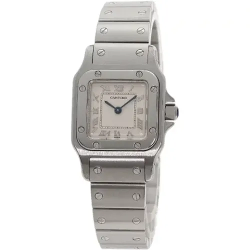 Pre-owned Stainless Steel watches , female, Sizes: ONE SIZE - Cartier Vintage - Modalova