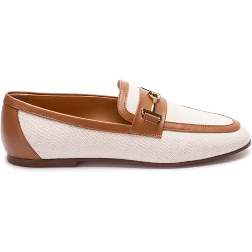 Stylish White Loafers for Women , female, Sizes: 4 UK, 5 UK, 3 UK, 8 UK - TOD'S - Modalova