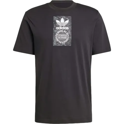 T-Shirt , Herren, Größe: M - Adidas - Modalova