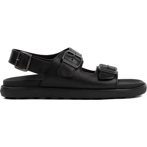 Leather Sandals , male, Sizes: 7 1/2 UK, 9 UK, 9 1/2 UK - TOD'S - Modalova
