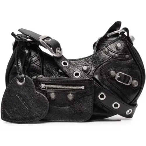 XS Shoulder Bag with Stud Embellishment , female, Sizes: ONE SIZE - Balenciaga - Modalova