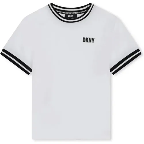 Bianco Tee Shirt,Schwarzes Tee Shirt 09B - DKNY - Modalova