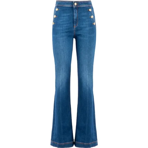 Bootcut Denim Jeans , Damen, Größe: W29 - Nenette - Modalova