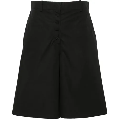 Cotton Poplin Tailored Shorts , female, Sizes: M - Jil Sander - Modalova