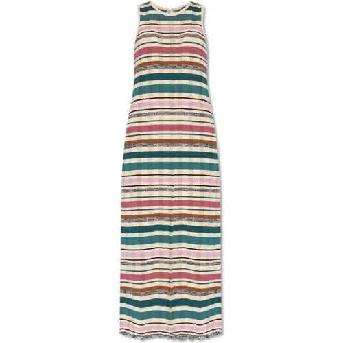 PS Paul Smith Striped Pattern Dress , female, Sizes: S, M - PS By Paul Smith - Modalova