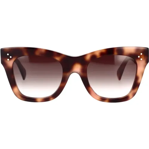 Chic and Casual Cat-Eye Sunglasses , unisex, Sizes: 50 MM - Celine - Modalova