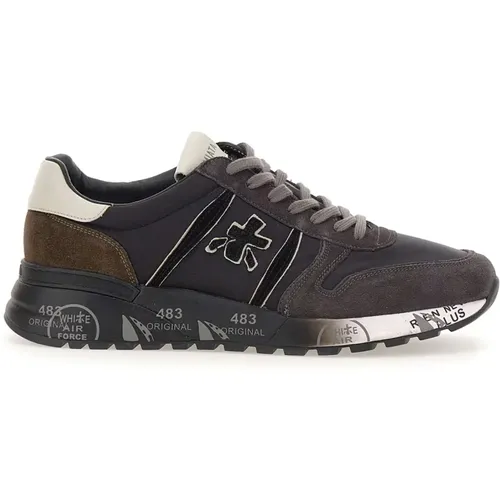 Grey Sneakers, Stylish Model , male, Sizes: 6 UK - Premiata - Modalova