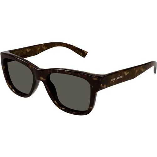 Runde Vintage-Stil Sonnenbrille SL 674 , unisex, Größe: 52 MM - Saint Laurent - Modalova