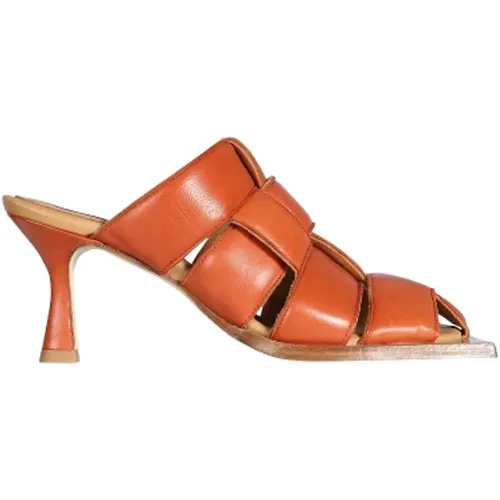 Mule Mayte Brick Sandals , female, Sizes: 4 UK - Miista - Modalova