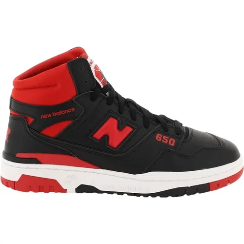 Basketball-inspirierte Ledersneakers , Herren, Größe: 42 1/2 EU - New Balance - Modalova