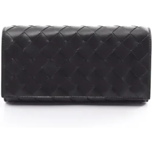 Pre-owned Leather wallets , female, Sizes: ONE SIZE - Bottega Veneta Vintage - Modalova