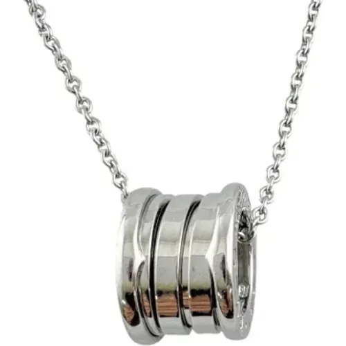 Pre-owned White Gold necklaces , female, Sizes: ONE SIZE - Bvlgari Vintage - Modalova