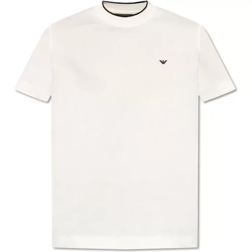 Cotton T-shirt , male, Sizes: S, L, 2XL, M, XS, XL - Emporio Armani - Modalova
