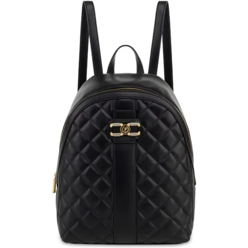 Quilted PU Backpack , female, Sizes: ONE SIZE - Pollini - Modalova