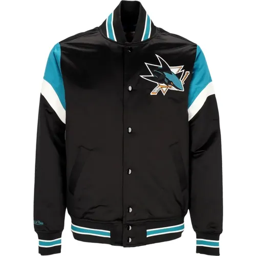 San Jose Sharks Bomberjacke - Mitchell & Ness - Modalova