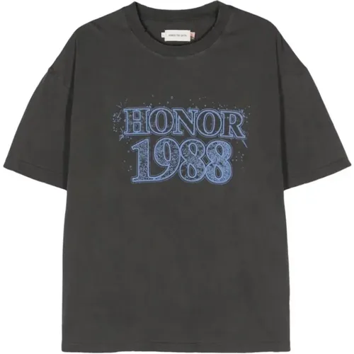 Logo Print Crew Neck T-shirt , Herren, Größe: XL - Honor The Gift - Modalova