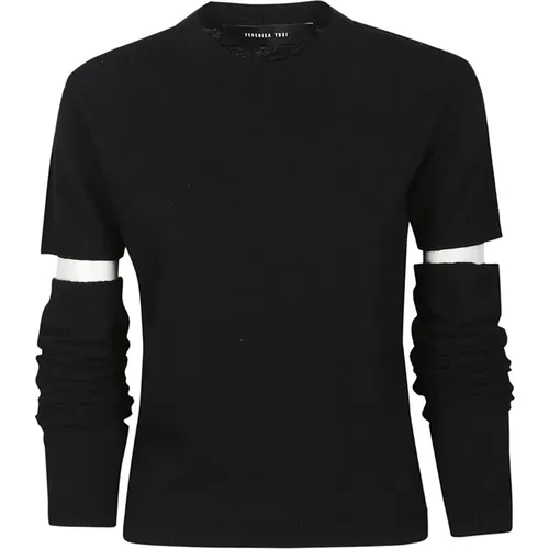 Ärmelloser Pullover , Damen, Größe: XS - Federica Tosi - Modalova