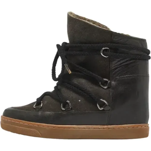 Pre-owned Leder boots , Damen, Größe: 38 EU - Isabel Marant Pre-owned - Modalova