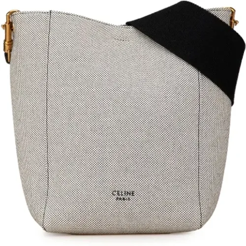 Pre-owned Canvas shoulder-bags , female, Sizes: ONE SIZE - Celine Vintage - Modalova