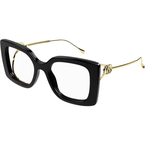 Schwarzer Rahmen Gg1567O 001 Brille - Gucci - Modalova