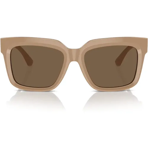 Square Sunglasses Dark Brown Lenses , unisex, Sizes: 54 MM - Burberry - Modalova