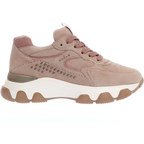 Suede Hyperactive Sneakers , female, Sizes: 2 1/2 UK, 7 UK - Hogan - Modalova