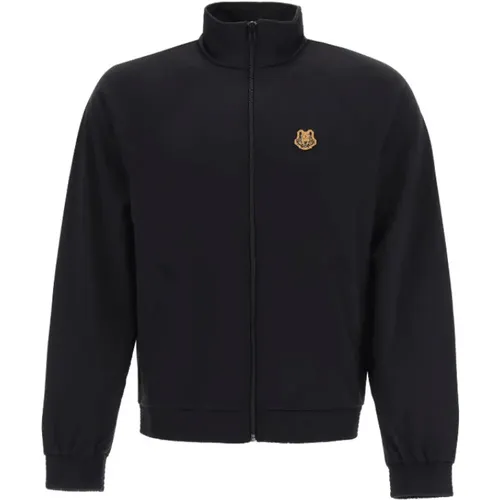 Zip-through Sweatshirt with Unique Embroidery , male, Sizes: S, L, M - Kenzo - Modalova