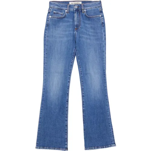 Flared Jeans , female, Sizes: W27, W33, W29, W28, W32, W31, W30, W25 - Roy Roger's - Modalova