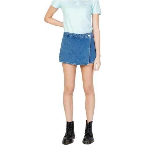 Denim Shorts , Damen, Größe: W26 - Calvin Klein Jeans - Modalova