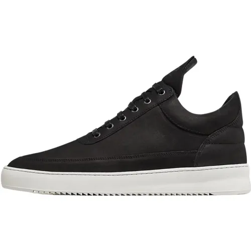 Niedriger Top Ripple Basic Schwarz , Herren, Größe: 36 EU - Filling Pieces - Modalova