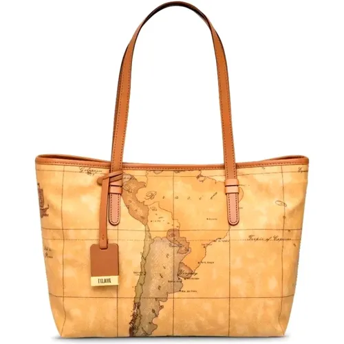 Classic Geo Shopper Bag , female, Sizes: ONE SIZE - Alviero Martini 1a Classe - Modalova