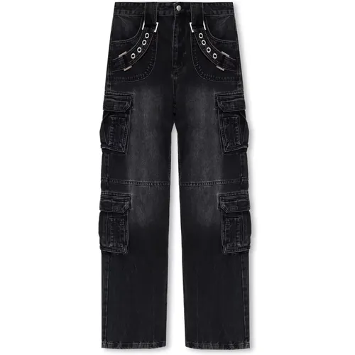 In einer dunklen Echo-Kollektion Cargo-Jeans , Damen, Größe: W26 - Misbhv - Modalova