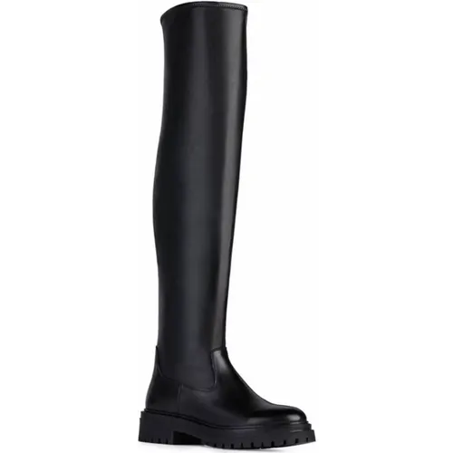 Ankle Boots for Women , female, Sizes: 3 UK - Geox - Modalova