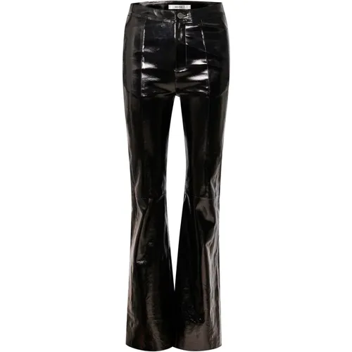 Leather Pants, GoChagz MW , female, Sizes: W27, W29 - Gestuz - Modalova