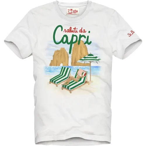 T-shirts and Polos , male, Sizes: XL, 2XL, M, L - MC2 Saint Barth - Modalova