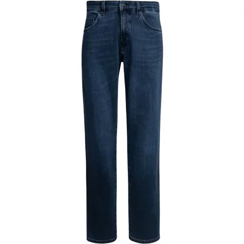 Blaue Denim Jeans , Herren, Größe: W38 - Boss - Modalova