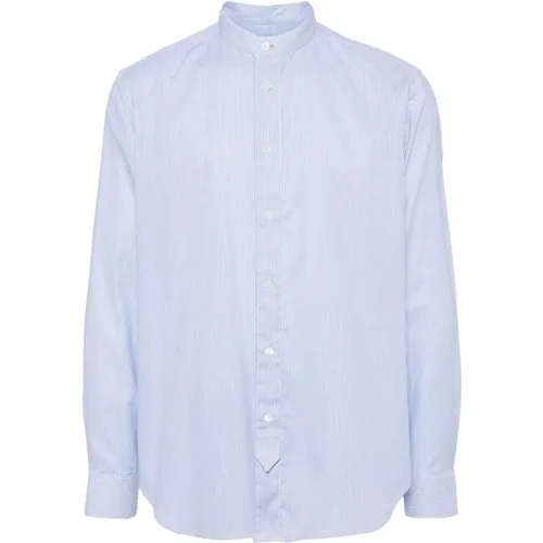 Pinstripe Cotton Shirt Classic Collar , male, Sizes: S, M, XL - PS By Paul Smith - Modalova