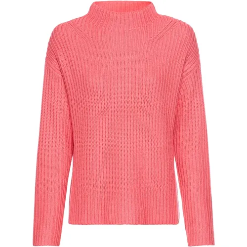 Rollkragen Strickpullover , Damen, Größe: M - camel active - Modalova