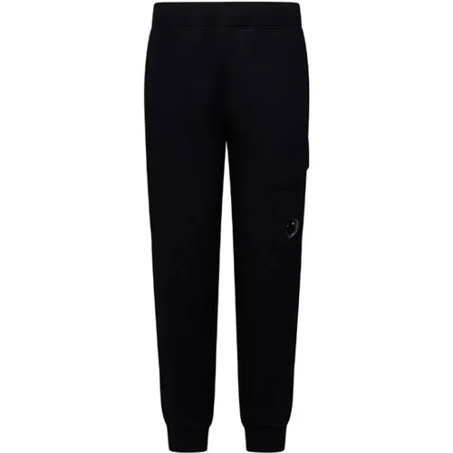 Fleece Cotton Cargo Trousers , male, Sizes: XL, M, S - C.P. Company - Modalova