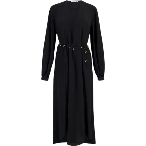 Elegant Silk Midi Dress , female, Sizes: XS, S - Stella Mccartney - Modalova