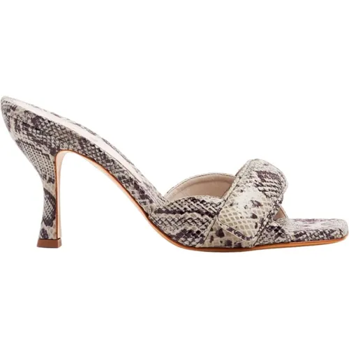 Python Motif High Heel Sandals , female, Sizes: 3 UK - Gia Borghini - Modalova