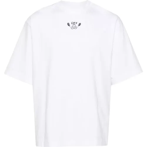 Off , Weiße Arrows T-shirt Polo , Herren, Größe: XL - Off White - Modalova