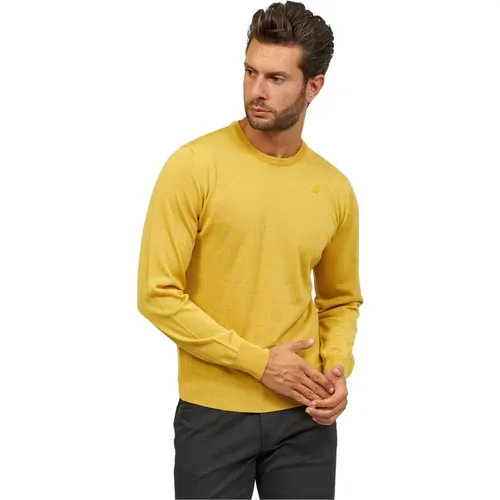 Sebastien Heavy Knit Sweater , male, Sizes: L, XL - K-way - Modalova