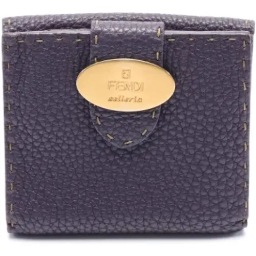 Pre-owned Leather wallets , female, Sizes: ONE SIZE - Fendi Vintage - Modalova