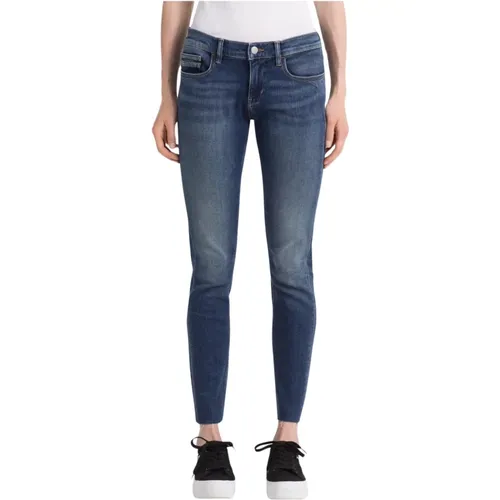 Blaue Skinny Jeans mit 5 Taschen - Calvin Klein - Modalova