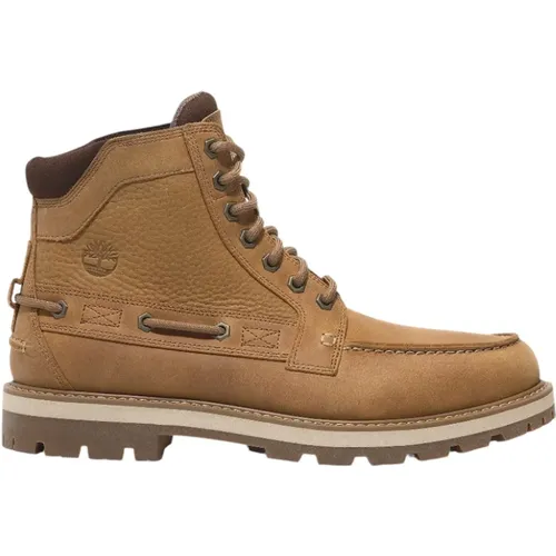 Mid Lace Up Weizen Stiefel , Herren, Größe: 41 1/2 EU - Timberland - Modalova