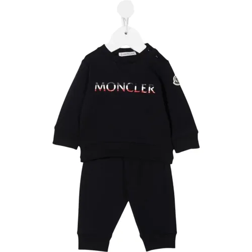 Schwarze Kinderkleider, Anzug - Moncler - Modalova